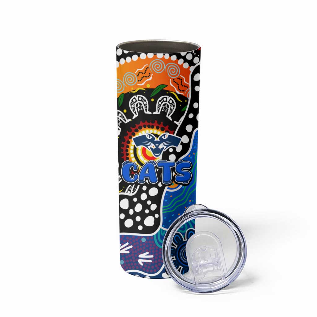 Cats AFL Celebrating 50 Years of Naidoc Skinny Tumbler NAIDOC Week 2025 Aboriginal
