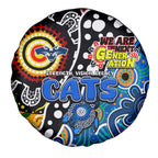 Cats AFL Celebrating 50 Years of Naidoc Spare Tire Cover NAIDOC Week 2025 Aboriginal