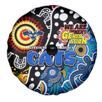 Cats AFL Celebrating 50 Years of Naidoc Spare Tire Cover NAIDOC Week 2025 Aboriginal
