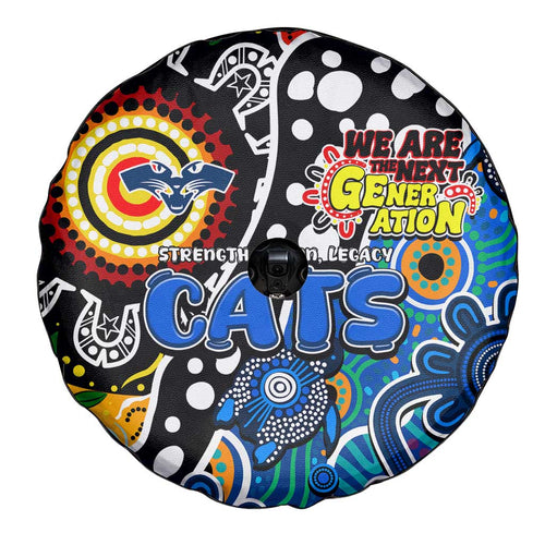 Cats AFL Celebrating 50 Years of Naidoc Spare Tire Cover NAIDOC Week 2025 Aboriginal