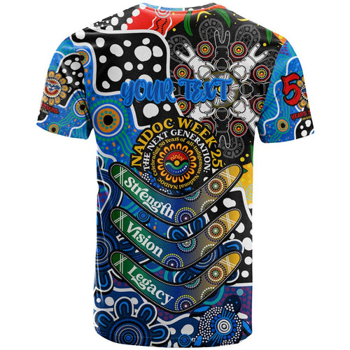 Personalised Cats AFL Celebrating 50 Years of Naidoc T Shirt NAIDOC Week 2025 Aboriginal