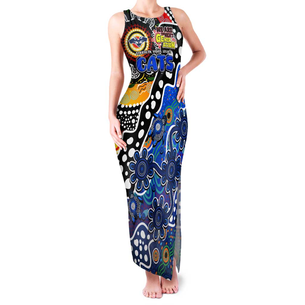 Personalised Cats AFL Celebrating 50 Years of Naidoc Tank Maxi Dress NAIDOC Week 2025 Aboriginal