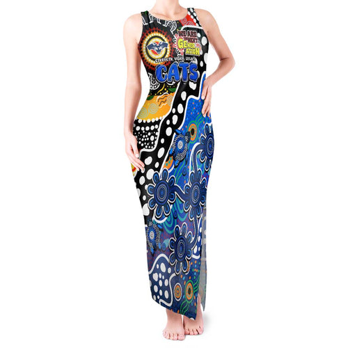 Personalised Cats AFL Celebrating 50 Years of Naidoc Tank Maxi Dress NAIDOC Week 2025 Aboriginal