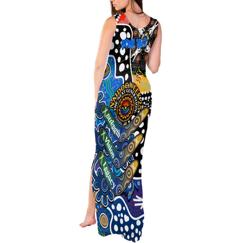 Personalised Cats AFL Celebrating 50 Years of Naidoc Tank Maxi Dress NAIDOC Week 2025 Aboriginal