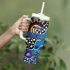 Cats AFL Celebrating 50 Years of Naidoc Tumbler With Handle NAIDOC Week 2025 Aboriginal