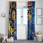 Cats AFL Celebrating 50 Years of Naidoc Window Curtain NAIDOC Week 2025 Aboriginal