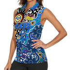 Personalised Cats AFL Celebrating 50 Years of Naidoc Women Sleeveless Polo Shirt NAIDOC Week 2025 Aboriginal