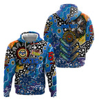 Personalised Cats AFL Celebrating 50 Years of Naidoc Zip Hoodie NAIDOC Week 2025 Aboriginal