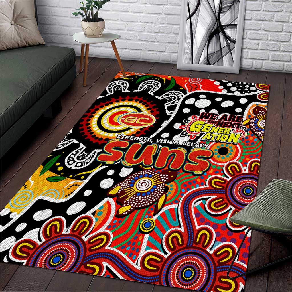 Suns AFL Celebrating 50 Years of Naidoc Area Rug NAIDOC Week 2025 Aboriginal