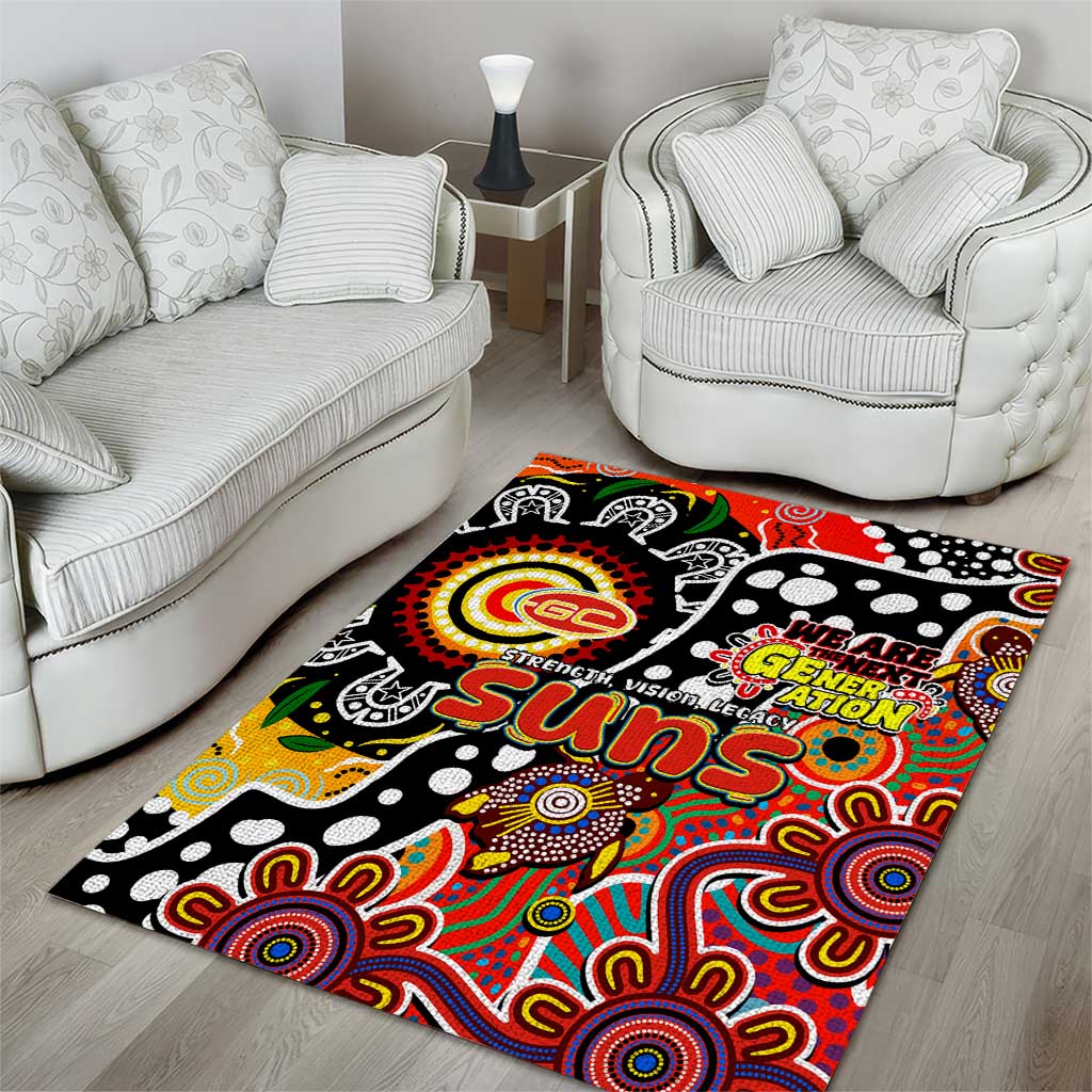 Suns AFL Celebrating 50 Years of Naidoc Area Rug NAIDOC Week 2025 Aboriginal