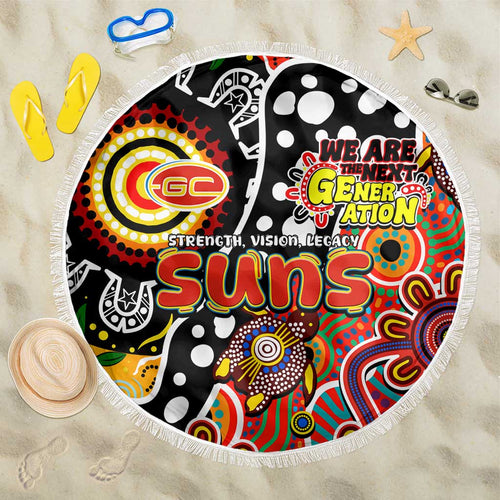 Suns AFL Celebrating 50 Years of Naidoc Beach Blanket NAIDOC Week 2025 Aboriginal