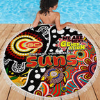 Suns AFL Celebrating 50 Years of Naidoc Beach Blanket NAIDOC Week 2025 Aboriginal