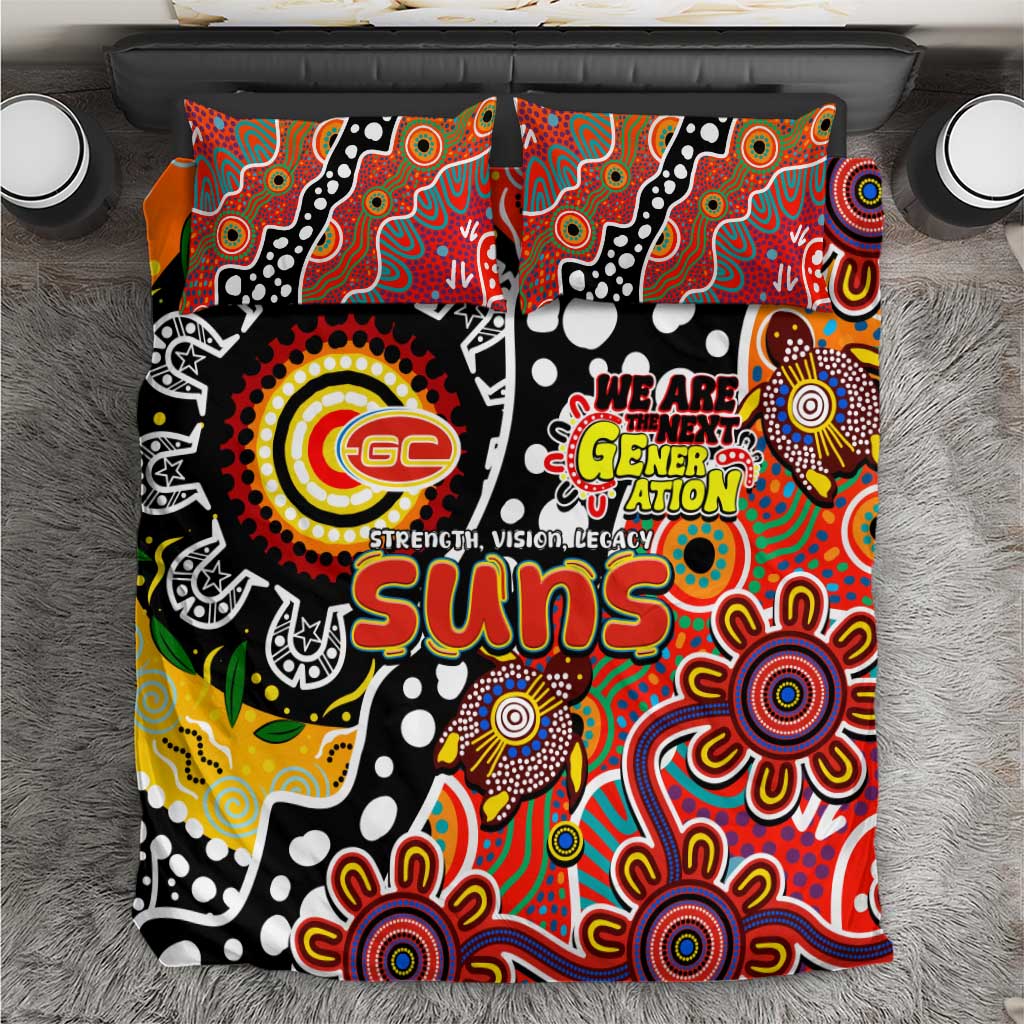 Suns AFL Celebrating 50 Years of Naidoc Bedding Set NAIDOC Week 2025 Aboriginal
