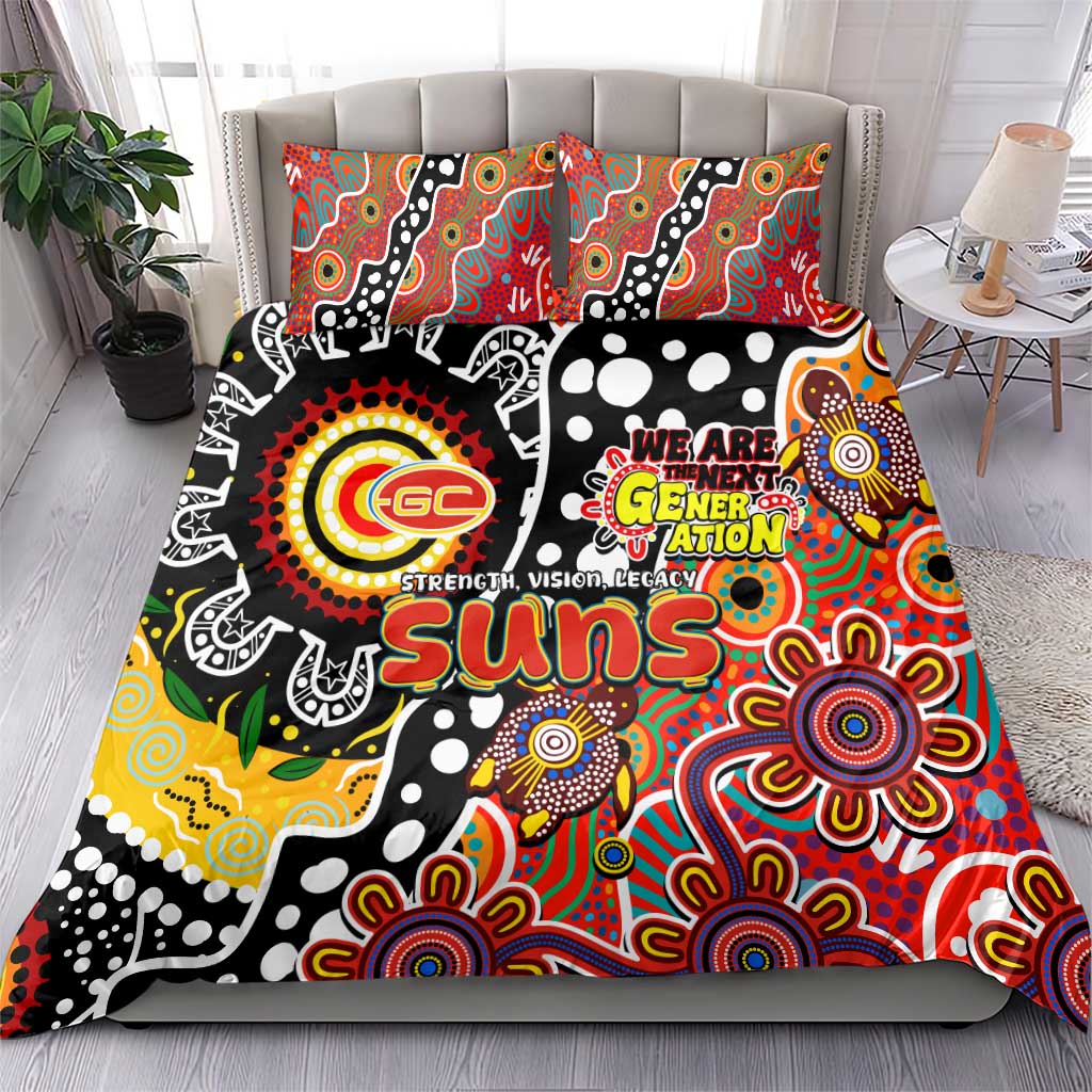 Suns AFL Celebrating 50 Years of Naidoc Bedding Set NAIDOC Week 2025 Aboriginal