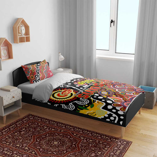 Suns AFL Celebrating 50 Years of Naidoc Bedding Set NAIDOC Week 2025 Aboriginal