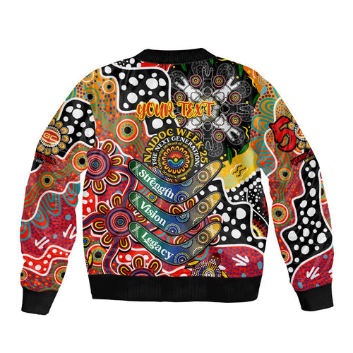 Personalised Suns AFL Celebrating 50 Years of Naidoc Bomber Jacket NAIDOC Week 2025 Aboriginal