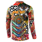 Personalised Suns AFL Celebrating 50 Years of Naidoc Button Sweatshirt NAIDOC Week 2025 Aboriginal