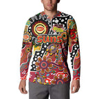 Personalised Suns AFL Celebrating 50 Years of Naidoc Button Sweatshirt NAIDOC Week 2025 Aboriginal