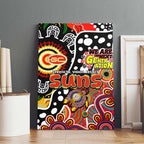 Suns AFL Celebrating 50 Years of Naidoc Canvas Wall Art NAIDOC Week 2025 Aboriginal