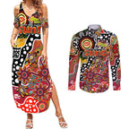 Personalised Suns AFL Celebrating 50 Years of Naidoc Couples Matching Summer Maxi Dress and Long Sleeve Button Shirt NAIDOC Week 2025 Aboriginal