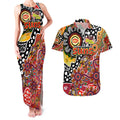 Personalised Suns AFL Celebrating 50 Years of Naidoc Couples Matching Tank Maxi Dress and Hawaiian Shirt NAIDOC Week 2025 Aboriginal