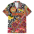 Personalised Suns AFL Celebrating 50 Years of Naidoc Family Matching Mermaid Dress and Hawaiian Shirt NAIDOC Week 2025 Aboriginal