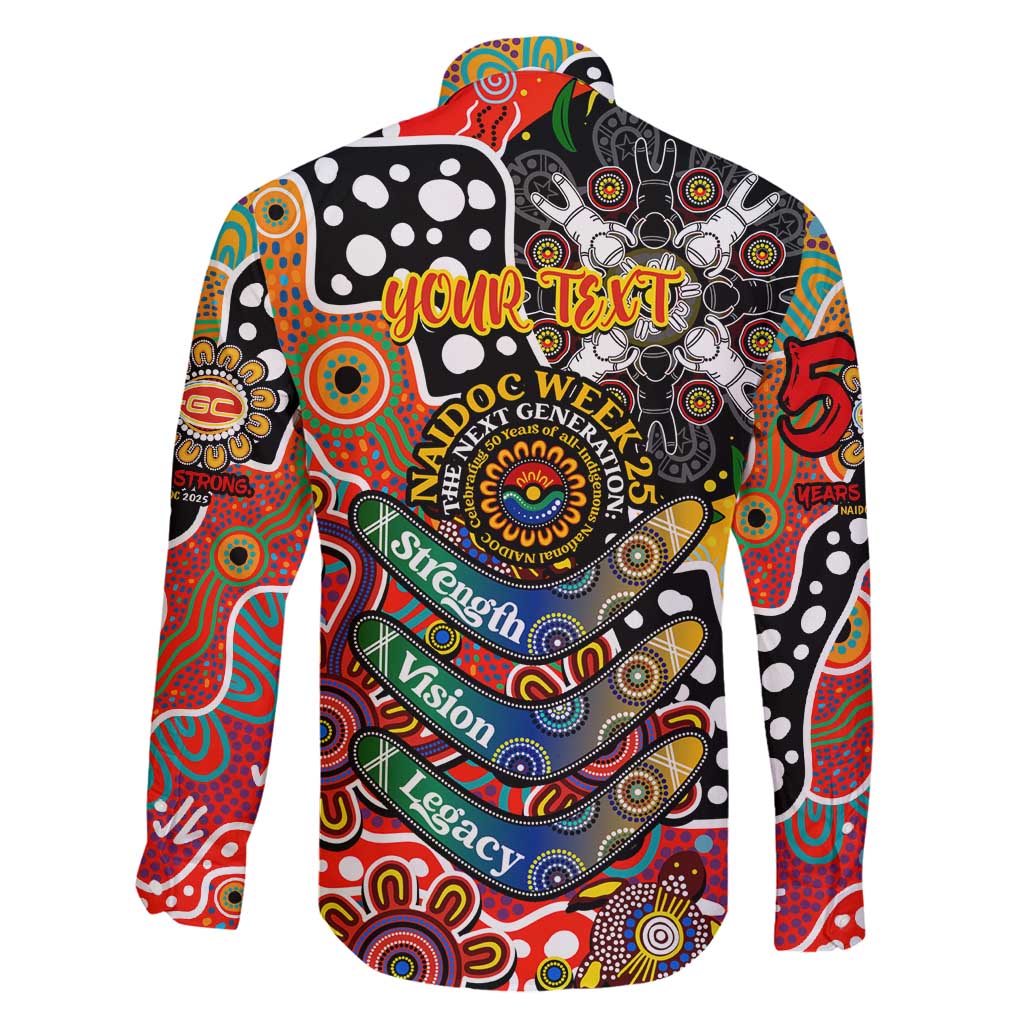 Personalised Suns AFL Celebrating 50 Years of Naidoc Family Matching Mermaid Dress and Hawaiian Shirt NAIDOC Week 2025 Aboriginal