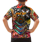 Personalised Suns AFL Celebrating 50 Years of Naidoc Family Matching Summer Maxi Dress and Hawaiian Shirt NAIDOC Week 2025 Aboriginal