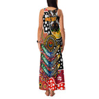 Personalised Suns AFL Celebrating 50 Years of Naidoc Family Matching Tank Maxi Dress and Hawaiian Shirt NAIDOC Week 2025 Aboriginal