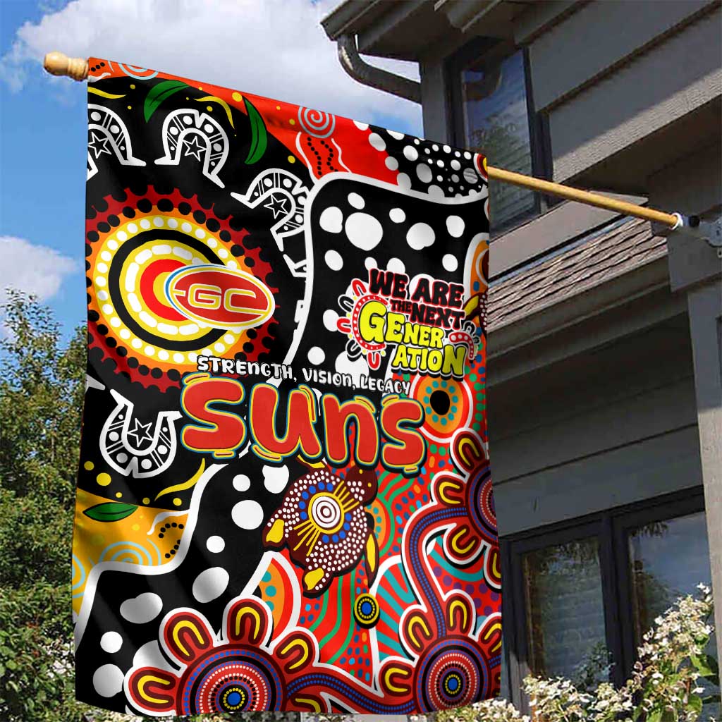 Suns AFL Celebrating 50 Years of Naidoc Garden Flag NAIDOC Week 2025 Aboriginal