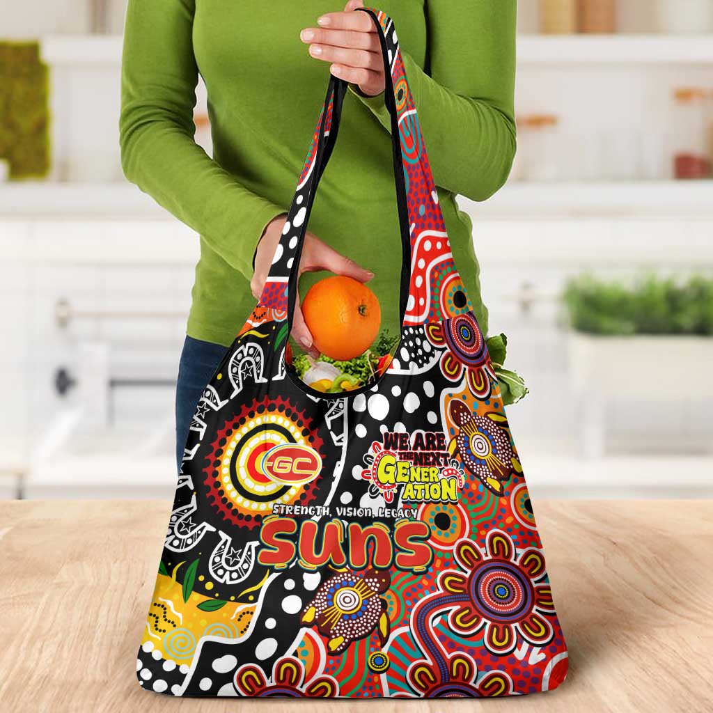 Suns AFL Celebrating 50 Years of Naidoc Grocery Bag NAIDOC Week 2025 Aboriginal