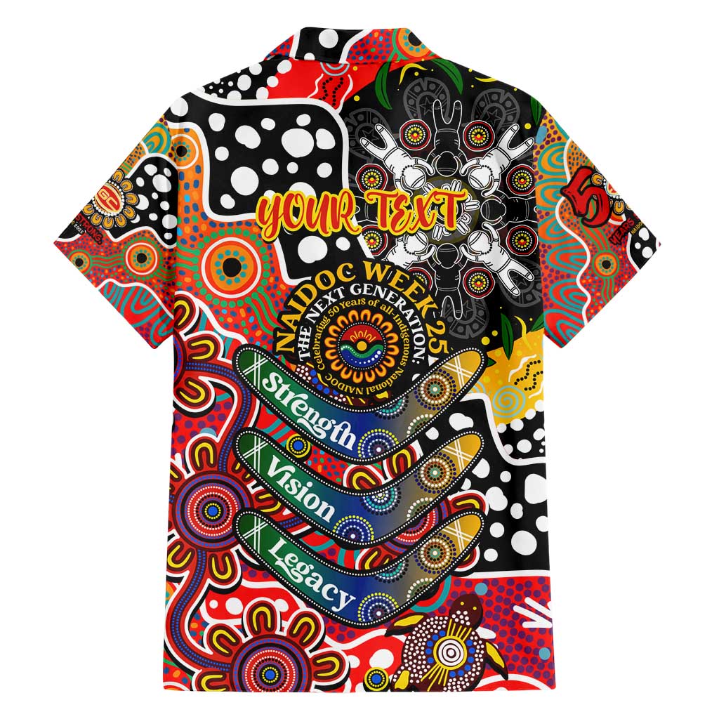 Personalised Suns AFL Celebrating 50 Years of Naidoc Hawaiian Shirt NAIDOC Week 2025 Aboriginal