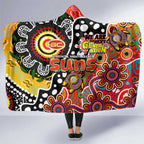 Suns AFL Celebrating 50 Years of Naidoc Hooded Blanket NAIDOC Week 2025 Aboriginal