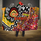 Suns AFL Celebrating 50 Years of Naidoc Hooded Blanket NAIDOC Week 2025 Aboriginal