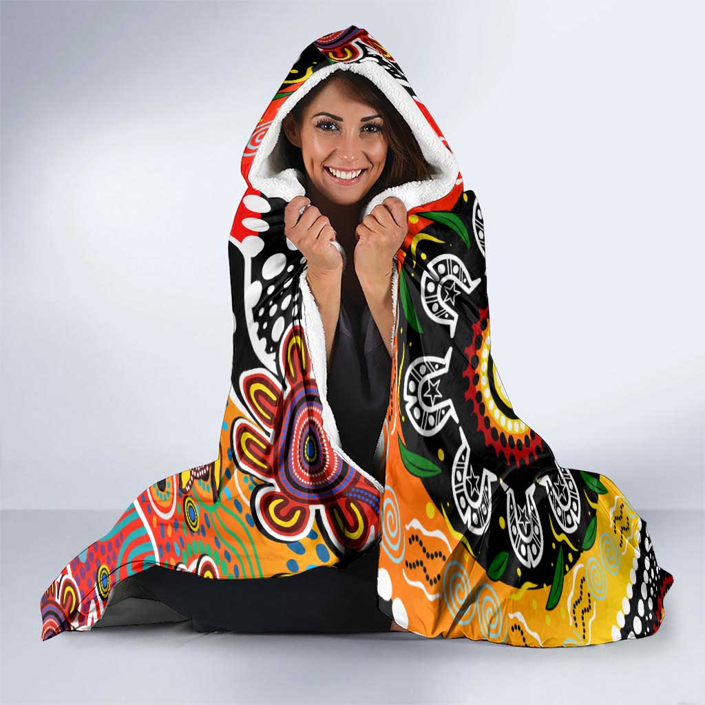Suns AFL Celebrating 50 Years of Naidoc Hooded Blanket NAIDOC Week 2025 Aboriginal