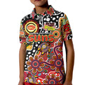 Personalised Suns AFL Celebrating 50 Years of Naidoc Kid Polo Shirt NAIDOC Week 2025 Aboriginal