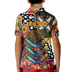 Personalised Suns AFL Celebrating 50 Years of Naidoc Kid Polo Shirt NAIDOC Week 2025 Aboriginal