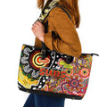 Suns AFL Celebrating 50 Years of Naidoc Leather Tote Bag NAIDOC Week 2025 Aboriginal