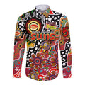 Personalised Suns AFL Celebrating 50 Years of Naidoc Long Sleeve Button Shirt NAIDOC Week 2025 Aboriginal