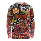 Personalised Suns AFL Celebrating 50 Years of Naidoc Long Sleeve Shirt NAIDOC Week 2025 Aboriginal