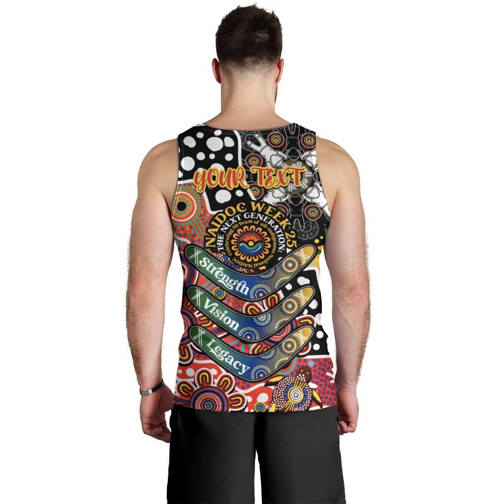 Personalised Suns AFL Celebrating 50 Years of Naidoc Men Tank Top NAIDOC Week 2025 Aboriginal