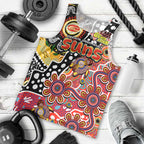 Personalised Suns AFL Celebrating 50 Years of Naidoc Men Tank Top NAIDOC Week 2025 Aboriginal