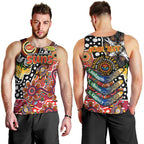 Personalised Suns AFL Celebrating 50 Years of Naidoc Men Tank Top NAIDOC Week 2025 Aboriginal