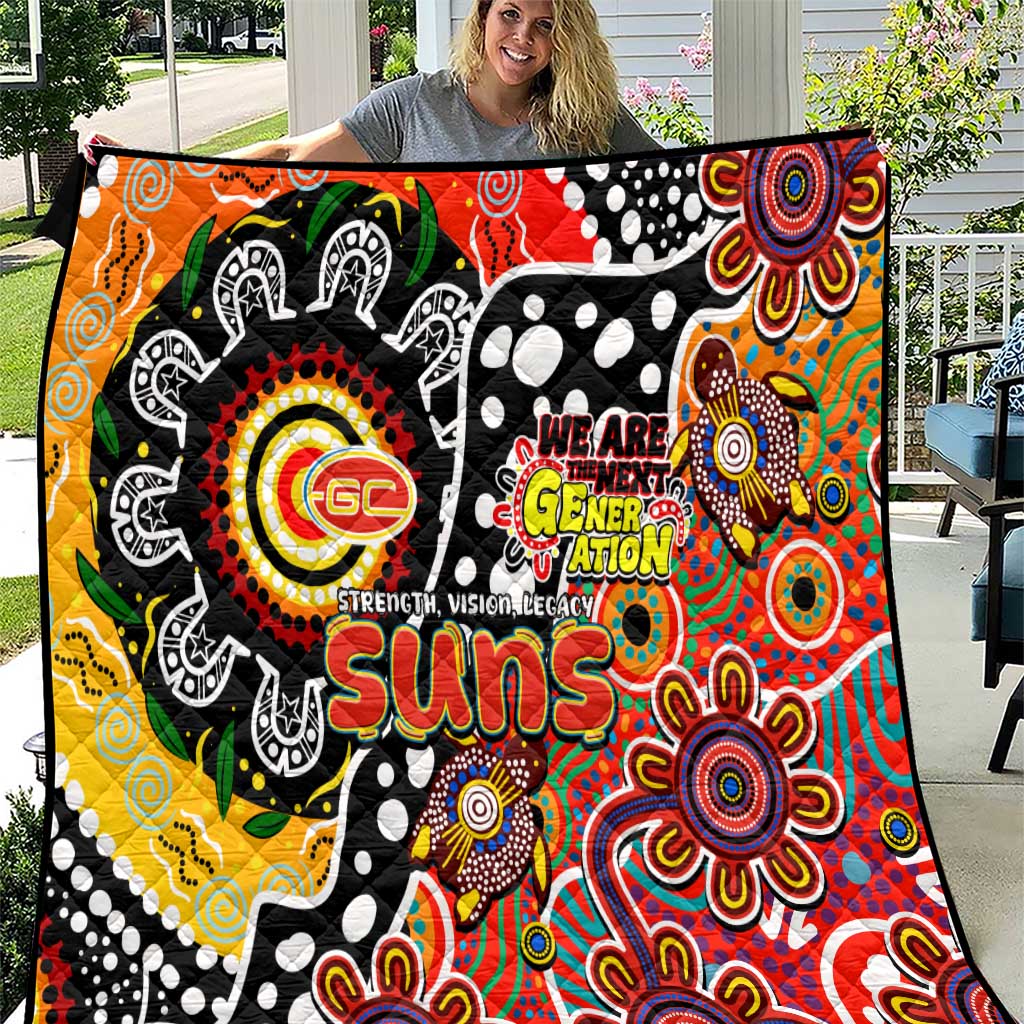 Suns AFL Celebrating 50 Years of Naidoc Quilt NAIDOC Week 2025 Aboriginal