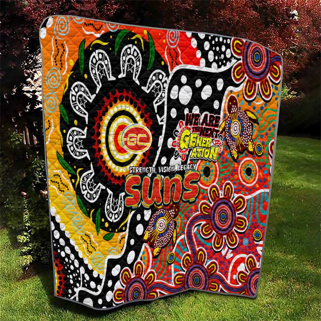 Suns AFL Celebrating 50 Years of Naidoc Quilt NAIDOC Week 2025 Aboriginal