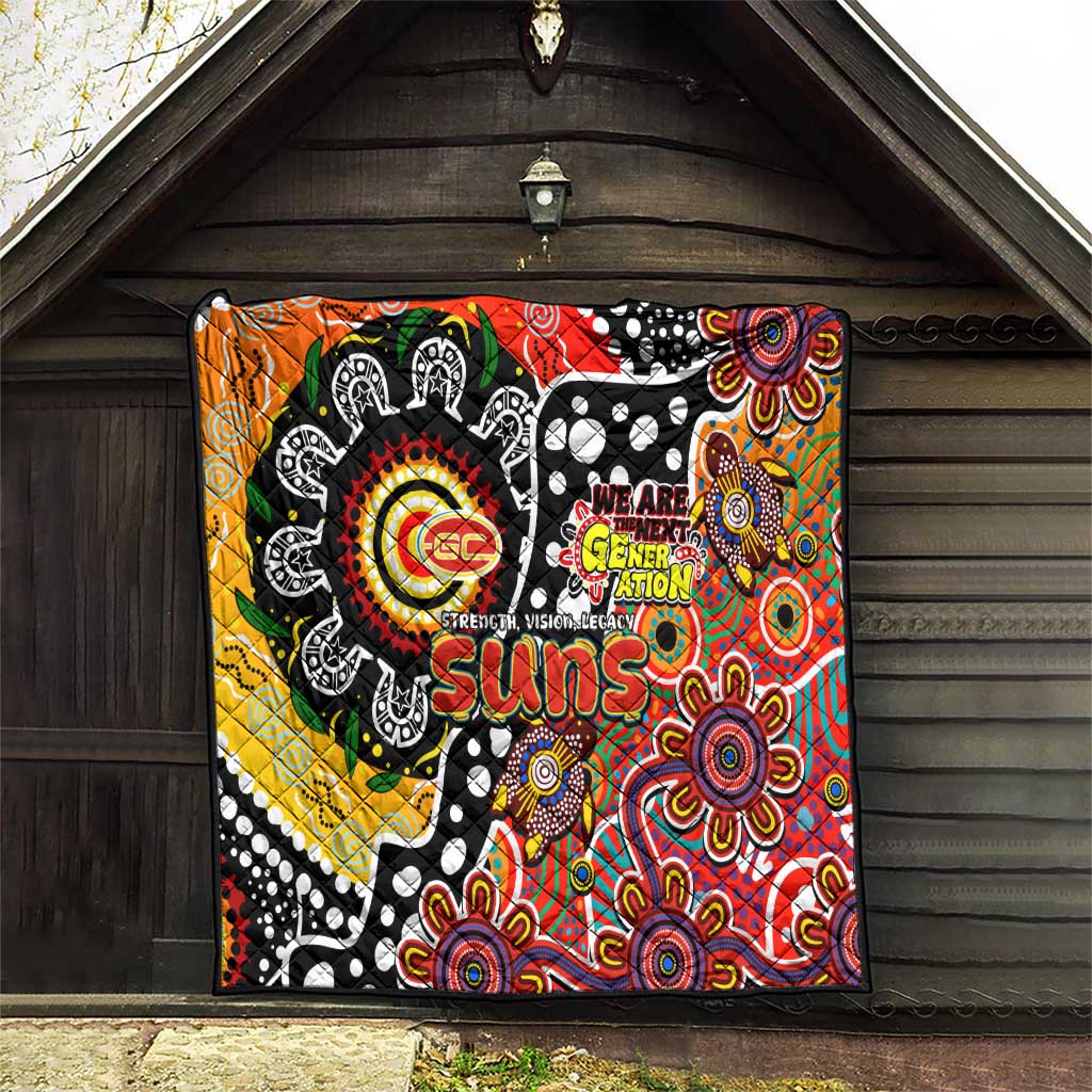 Suns AFL Celebrating 50 Years of Naidoc Quilt NAIDOC Week 2025 Aboriginal