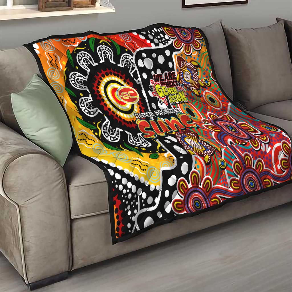 Suns AFL Celebrating 50 Years of Naidoc Quilt NAIDOC Week 2025 Aboriginal