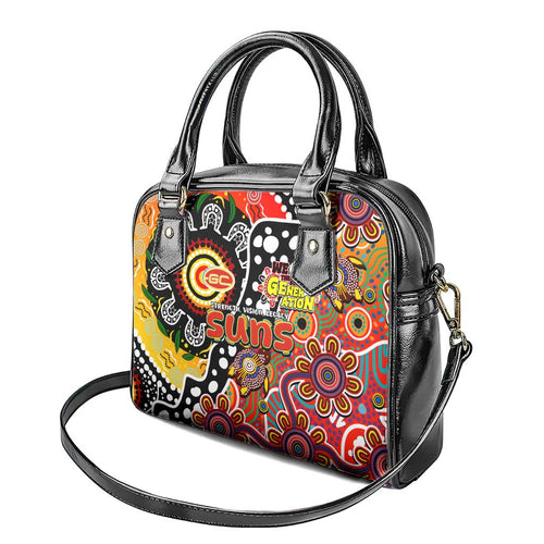 Suns AFL Celebrating 50 Years of Naidoc Shoulder Handbag NAIDOC Week 2025 Aboriginal