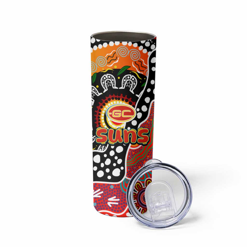 Suns AFL Celebrating 50 Years of Naidoc Skinny Tumbler NAIDOC Week 2025 Aboriginal