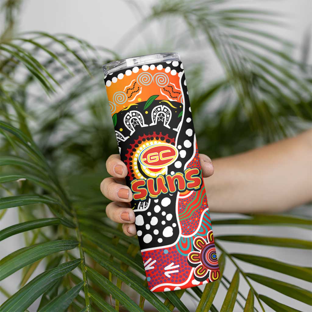 Suns AFL Celebrating 50 Years of Naidoc Skinny Tumbler NAIDOC Week 2025 Aboriginal